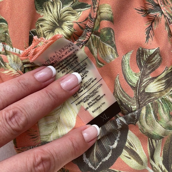 Boys + Arrows Phil Bikini Top in Flamingo NWT - Picture 7 of 8